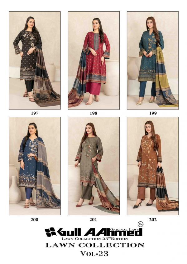 Gull Aahmed Lawn Vol-23 – Karachi Dress Material